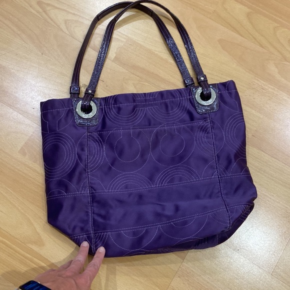 Purple Coach Purse - Picture 3 of 5